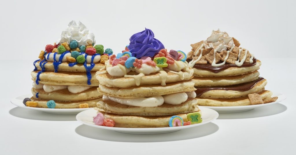 IHOP Is Selling Pancakes Topped With Lucky Charms & Purple Frosting